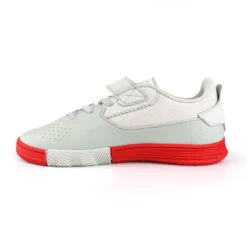 Kipsta Barrio Sneakers Kind Grijs/rood -Voetbal Sport Mode barrio sneakers kind grijsrood 2