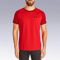 Kipsta België Voetbalshirt FF100 Heren Supportershirt EK 2020 Rood -Voetbal Sport Mode belgie voetbalshirt ff100 heren supportershirt ek 2020 rood 3