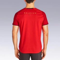 Kipsta België Voetbalshirt FF100 Heren Supportershirt EK 2020 Rood -Voetbal Sport Mode belgie voetbalshirt ff100 heren supportershirt ek 2020 rood 4