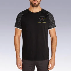 Kipsta Duitsland Voetbalshirt FF100 Heren Supportershirt EK 2020 Zwart -Voetbal Sport Mode duitsland voetbalshirt ff100 heren supportershirt ek 2020 zwart 3