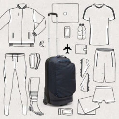 Kipsta Handbagage Trolley Urban 30 Liter Zwart -Voetbal Sport Mode handbagage trolley urban 30 liter zwart 2