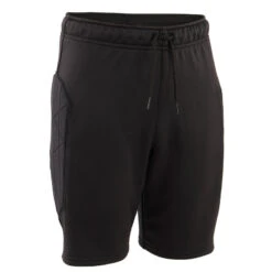 Kipsta Keepershort Voetbal Kinderen F100 Zwart