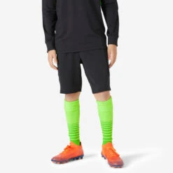 Kipsta Keepershort Voetbal Kinderen F100 Zwart -Voetbal Sport Mode keepershort voetbal kinderen f100 zwart 3