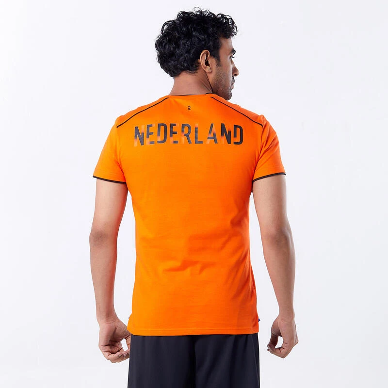 Kipsta Oranje Shirt Heren Nederland FF100 WK 2022 6 Kipsta Oranje Shirt Heren Nederland FF100 WK 2022 - Afbeelding 4