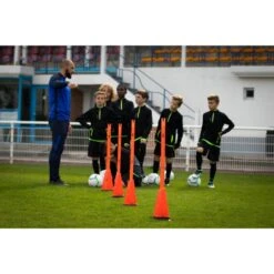 Kipsta Pionnen Modular 30 Cm Hoog, Set Van 4 Oranje -Voetbal Sport Mode pionnen modular 30 cm hoog set van 4 oranje 2