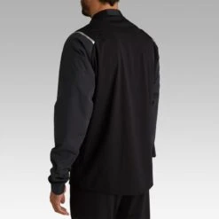 Kipsta Regenjas T500 Zwart/carbon -Voetbal Sport Mode regenjas t500 zwartcarbon 4