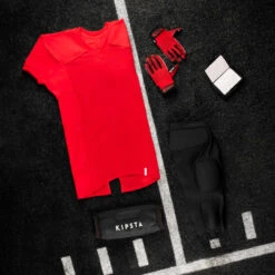Kipsta Shirt American Football Volwassenen AF 550 Rood 8 Kipsta Shirt American Football Volwassenen AF 550 Rood -Voetbal Sport Mode shirt american football volwassenen af 550 rood 2