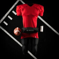Kipsta Shirt American Football Volwassenen AF 550 Rood 9 Kipsta Shirt American Football Volwassenen AF 550 Rood -Voetbal Sport Mode shirt american football volwassenen af 550 rood 3