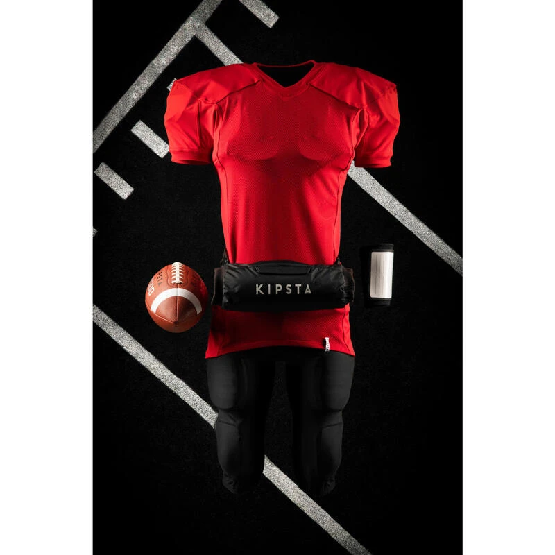 Kipsta Shirt American Football Volwassenen AF 550 Rood 3 Kipsta Shirt American Football Volwassenen AF 550 Rood