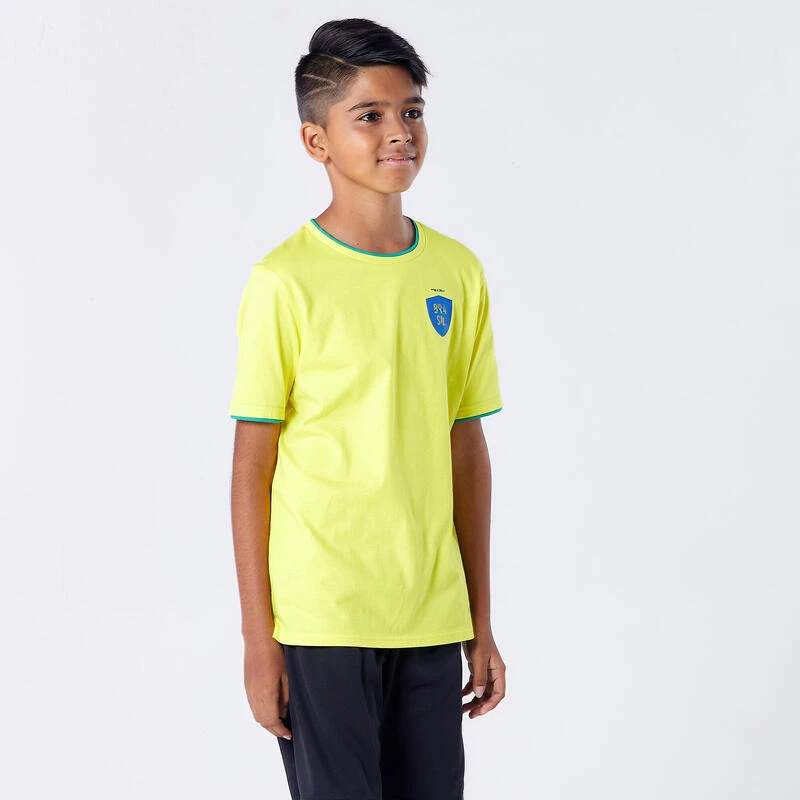 Kipsta SHIRT BRAZILIË FF100 KINDEREN 2022 8 Kipsta SHIRT BRAZILIË FF100 KINDEREN 2022 - Afbeelding 6