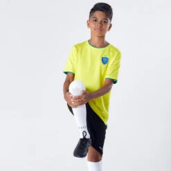 Kipsta SHIRT BRAZILIË FF100 KINDEREN 2022 16 Kipsta SHIRT BRAZILIË FF100 KINDEREN 2022 -Voetbal Sport Mode shirt brazilie ff100 kinderen 2022 6