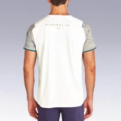 Kipsta Slovenië Voetbalshirt FF100 Heren Supportershirt EK 2020 Wit -Voetbal Sport Mode slovenie voetbalshirt ff100 heren supportershirt ek 2020 wit 4