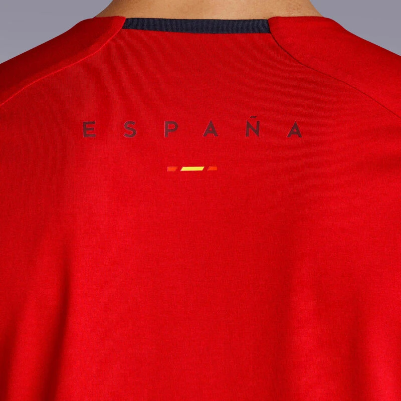 Kipsta Spanje Voetbalshirt FF100 Heren Supportershirt EK 2020 Rood 5 Kipsta Spanje Voetbalshirt FF100 Heren Supportershirt EK 2020 Rood - Afbeelding 3