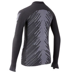 Kipsta Thermisch Voetbalondershirt Voor Kinderen Keepwarm 900 Carbongrijs -Voetbal Sport Mode thermisch voetbalondershirt voor kinderen keepwarm 900 carbongrijs 2