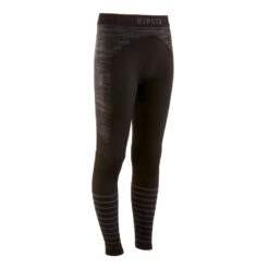 Kipsta Thermobroek Kind Keepdry 500 Zwart