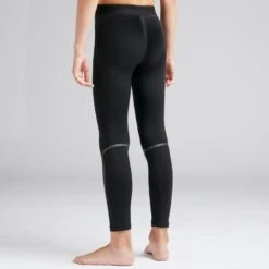 Kipsta THERMOBROEK VOOR KINDEREN KEEPCOMFORT 100 ZWART -Voetbal Sport Mode thermobroek voor kinderen keepcomfort 100 zwart 6