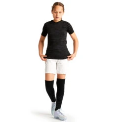 Kipsta Thermoshirt Met Korte Mouwen Kinderen Keepdry 500 Zwart -Voetbal Sport Mode thermoshirt met korte mouwen kinderen keepdry 500 zwart 4