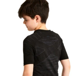 Kipsta Thermoshirt Met Korte Mouwen Kinderen Keepdry 500 Zwart -Voetbal Sport Mode thermoshirt met korte mouwen kinderen keepdry 500 zwart 7