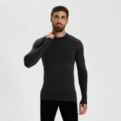 Kipsta Thermoshirt Voor Volwassenen Keepdry 500 LANGE MOUWEN 31 Kipsta Thermoshirt Voor Volwassenen Keepdry 500 LANGE MOUWEN -Voetbal Sport Mode thermoshirt voor volwassenen keepdry 500 lange mouwen zwart 9