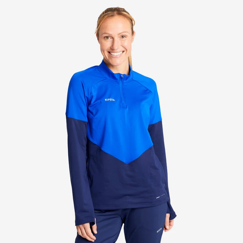 Kipsta Training Top Dames VIRALTO+ Blauw 3 Kipsta Training Top Dames VIRALTO+ Blauw