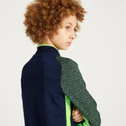 Kipsta Training Top Voetbal Kind CLR Donkerblauw/geel -Voetbal Sport Mode training top voetbal kind clr donkerblauwgeel 3