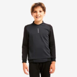 Kipsta Training Top Voetbal Kind T100 Zwart