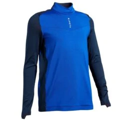 Kipsta Training Top Voetbal Kind T900 Blauw/marineblauw