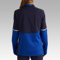 Kipsta Trainingsjack Voetbal Dames T500 Blauw 10 Kipsta Trainingsjack Voetbal Dames T500 Blauw -Voetbal Sport Mode trainingsjack voetbal dames t500 blauw 3