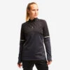 Kipsta Trainingsjack Voetbal Dames T500 Zwart 1 Kipsta Trainingsjack Voetbal Dames T500 Zwart -Voetbal Sport Mode trainingsjack voetbal dames t500 zwart