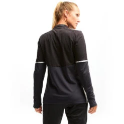 Kipsta Trainingsjack Voetbal Dames T500 Zwart -Voetbal Sport Mode trainingsjack voetbal dames t500 zwart 2