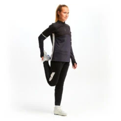 Kipsta Trainingsjack Voetbal Dames T500 Zwart -Voetbal Sport Mode trainingsjack voetbal dames t500 zwart 4