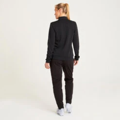 Kipsta Trainingsvest Voor Voetbal Essential Zwart En Grijs -Voetbal Sport Mode trainingsvest voor voetbal essential zwart en grijs 4