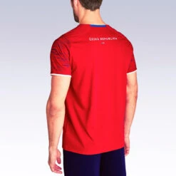 Kipsta Tsjechië Voetbalshirt FF100 Heren Supportershirt EK 2020 Rood -Voetbal Sport Mode tsjechie voetbalshirt ff100 heren supportershirt ek 2020 rood 2