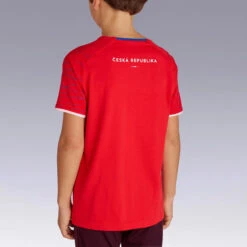 Kipsta Tsjechië Voetbalshirt FF100 Kind Supportershirt EK 2020 Rood -Voetbal Sport Mode tsjechie voetbalshirt ff100 kind supportershirt ek 2020 rood 2