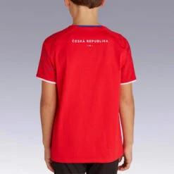 Kipsta Tsjechië Voetbalshirt FF100 Kind Supportershirt EK 2020 Rood -Voetbal Sport Mode tsjechie voetbalshirt ff100 kind supportershirt ek 2020 rood 4