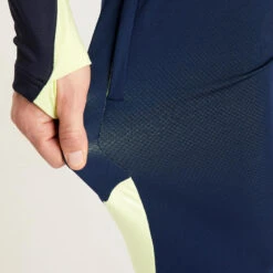 Kipsta Voetbal Trainingsbroek Traxium Marineblauw/geel -Voetbal Sport Mode voetbal trainingsbroek traxium marineblauwgeel 3