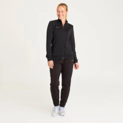 Kipsta VOETBALBROEK VOOR DAMES ESSENTIEL ZWART -Voetbal Sport Mode voetbalbroek voor dames essentiel zwart 4