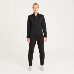 Kipsta VOETBALBROEK VOOR DAMES ESSENTIEL ZWART -Voetbal Sport Mode voetbalbroek voor dames essentiel zwart 8