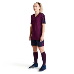 Kipsta Voetbalbroekje Dames F900 2-in-1 Blauw/zwart -Voetbal Sport Mode voetbalbroekje dames f900 2 in 1 blauwzwart 3