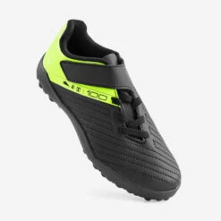 Kipsta Voetbalschoenen Kind 100 Easy Turf TF Klittenband Zwart/geel 10 Kipsta Voetbalschoenen Kind 100 Easy Turf TF Klittenband Zwart/geel -Voetbal Sport Mode voetbalschoenen kind 100 easy turf tf klittenband zwartgeel 3