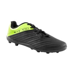 Kipsta Voetbalschoenen Kind Agility 100 AG/FG Zwart/geel