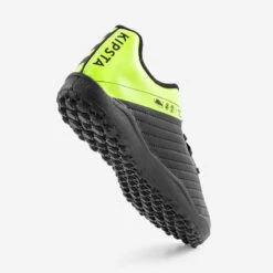 Kipsta Voetbalschoenen Kind Agility 100 TF Zwart/geel 11 Kipsta Voetbalschoenen Kind Agility 100 TF Zwart/geel -Voetbal Sport Mode voetbalschoenen kind agility 100 tf zwartgeel 4