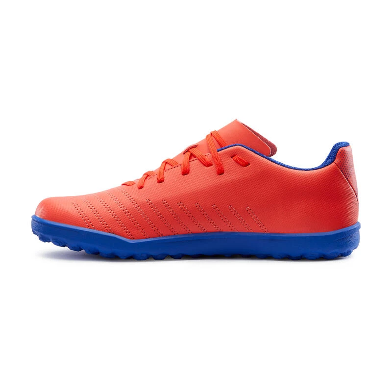 Kipsta Voetbalschoenen Kind Agility 140 TF Rood/blauw 5 Kipsta Voetbalschoenen Kind Agility 140 TF Rood/blauw - Afbeelding 3