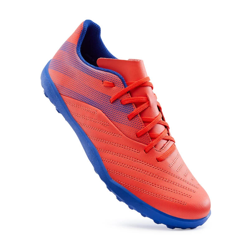 Kipsta Voetbalschoenen Kind Agility 140 TF Rood/blauw 6 Kipsta Voetbalschoenen Kind Agility 140 TF Rood/blauw - Afbeelding 4