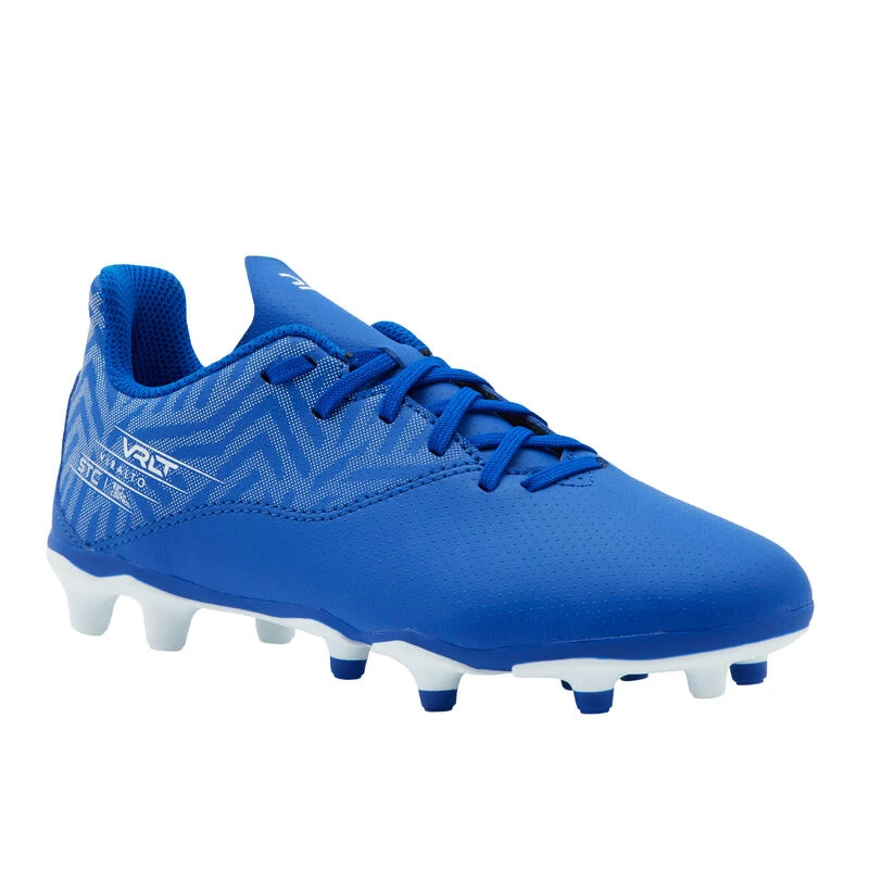 Kipsta Voetbalschoenen Kind Viralto I FG Blauw/wit 3 Kipsta Voetbalschoenen Kind Viralto I FG Blauw/wit