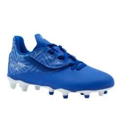 Kipsta Voetbalschoenen Kind Viralto I FG Easy Klittenband Blauw