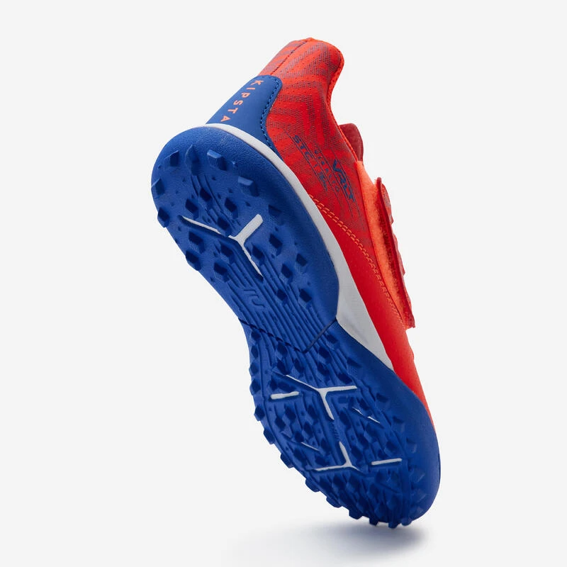 Kipsta Voetbalschoenen Kind Viralto I TF Easy Klittenband Oranje/rood 5 Kipsta Voetbalschoenen Kind Viralto I TF Easy Klittenband Oranje/rood - Afbeelding 3