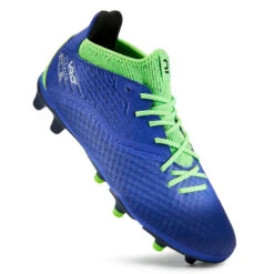 Kipsta Voetbalschoenen Kind Viralto III FG Blauw/fluogroen -Voetbal Sport Mode voetbalschoenen kind viralto iii fg blauwfluogroen 3