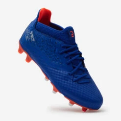 Kipsta Voetbalschoenen Kind Viralto III FG Blauw/oranjerood -Voetbal Sport Mode voetbalschoenen kind viralto iii fg blauworanjerood 3