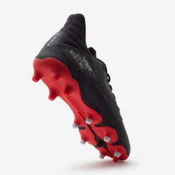 Kipsta VOETBALSCHOENEN VIRALTO I FG ZWART/ROOD 11 Kipsta VOETBALSCHOENEN VIRALTO I FG ZWART/ROOD -Voetbal Sport Mode voetbalschoenen viralto i fg zwartrood 4